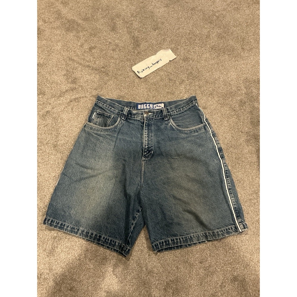 Vintage Rusty Baggy Denim Shorts Size 36 Skater Grunge Y2K